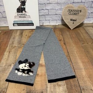 cashmere scarf with mink puppies morris kaye furs